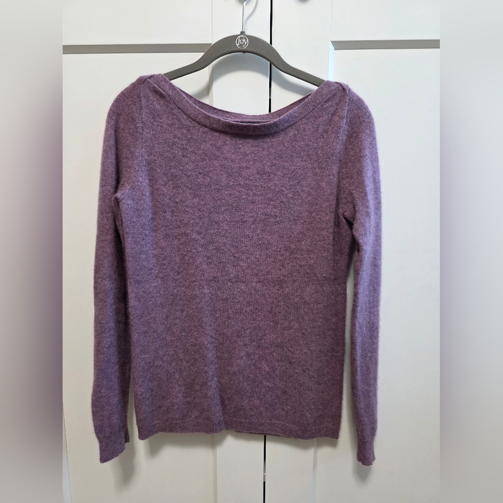 Tahari Purple Cashmere Women's Sweater